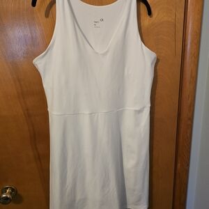 White Sleeveless Dress